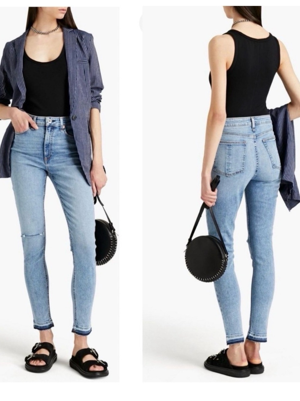 Women's Rag & Bone Nina High-Rise Ankle Skinny Jeans size 23